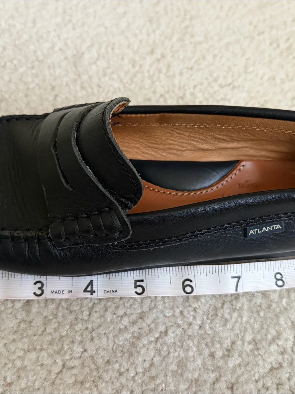 Premium Atlanta Moccasin Boys Leather Penny loafers US 4 (EU36)